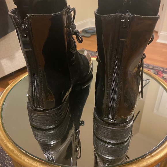 Gold Cuff Moto Booties - Picture 4 of 5